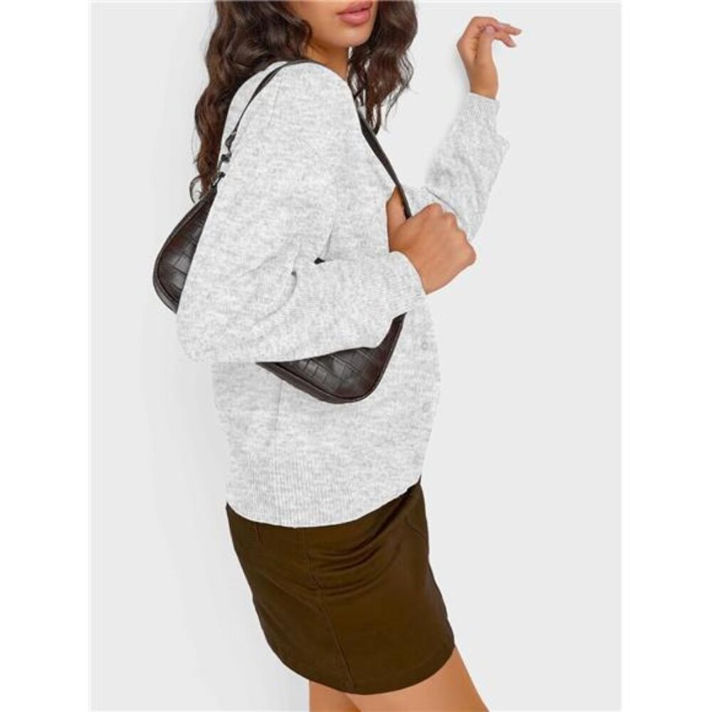 Cropped Cardigan Sweater - Picture 3 of 7